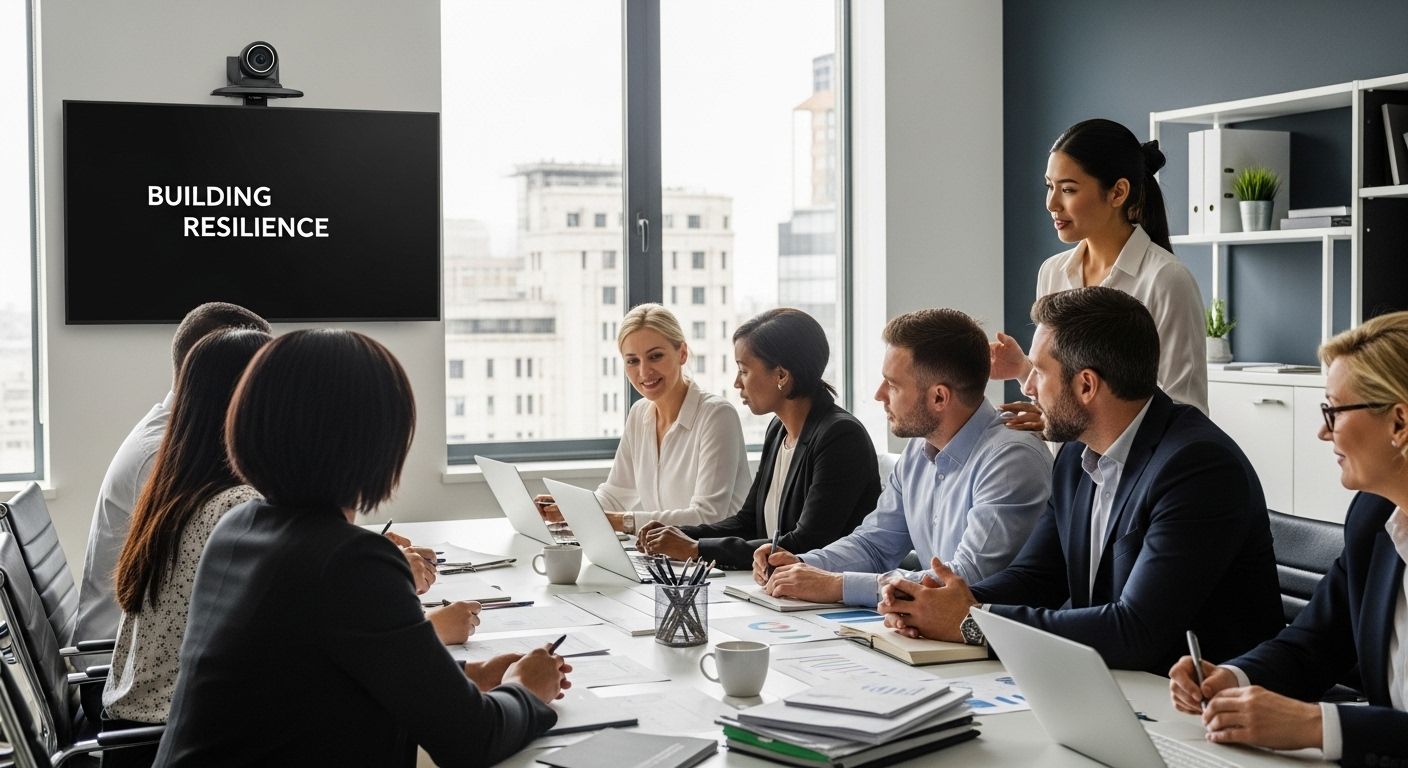 business resilience teamwork office