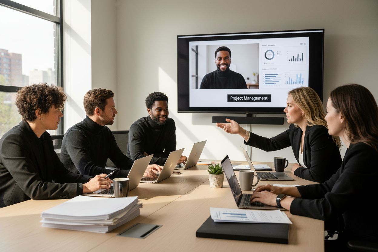 outsourcing project management team office